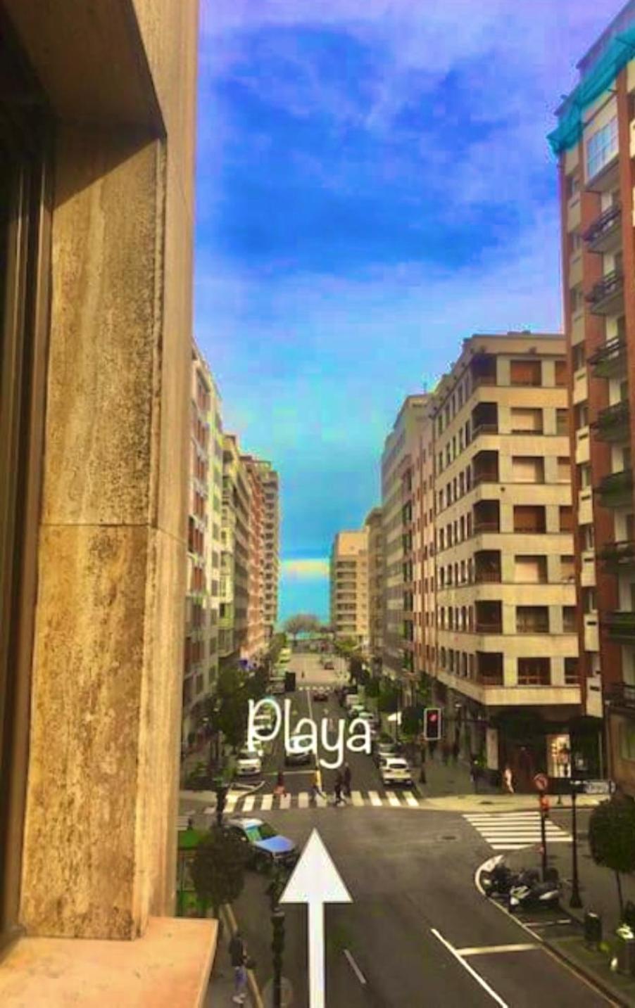 Rocamar Centro Playa San Lorenzo - Parking Gratuito Gijón Zewnętrze zdjęcie